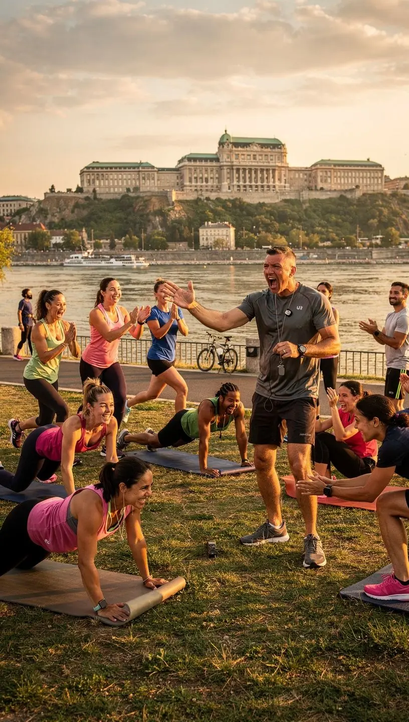 Wellness coaching során egy edző és ügyfele beszélgetés közben, egészséges életmódról.